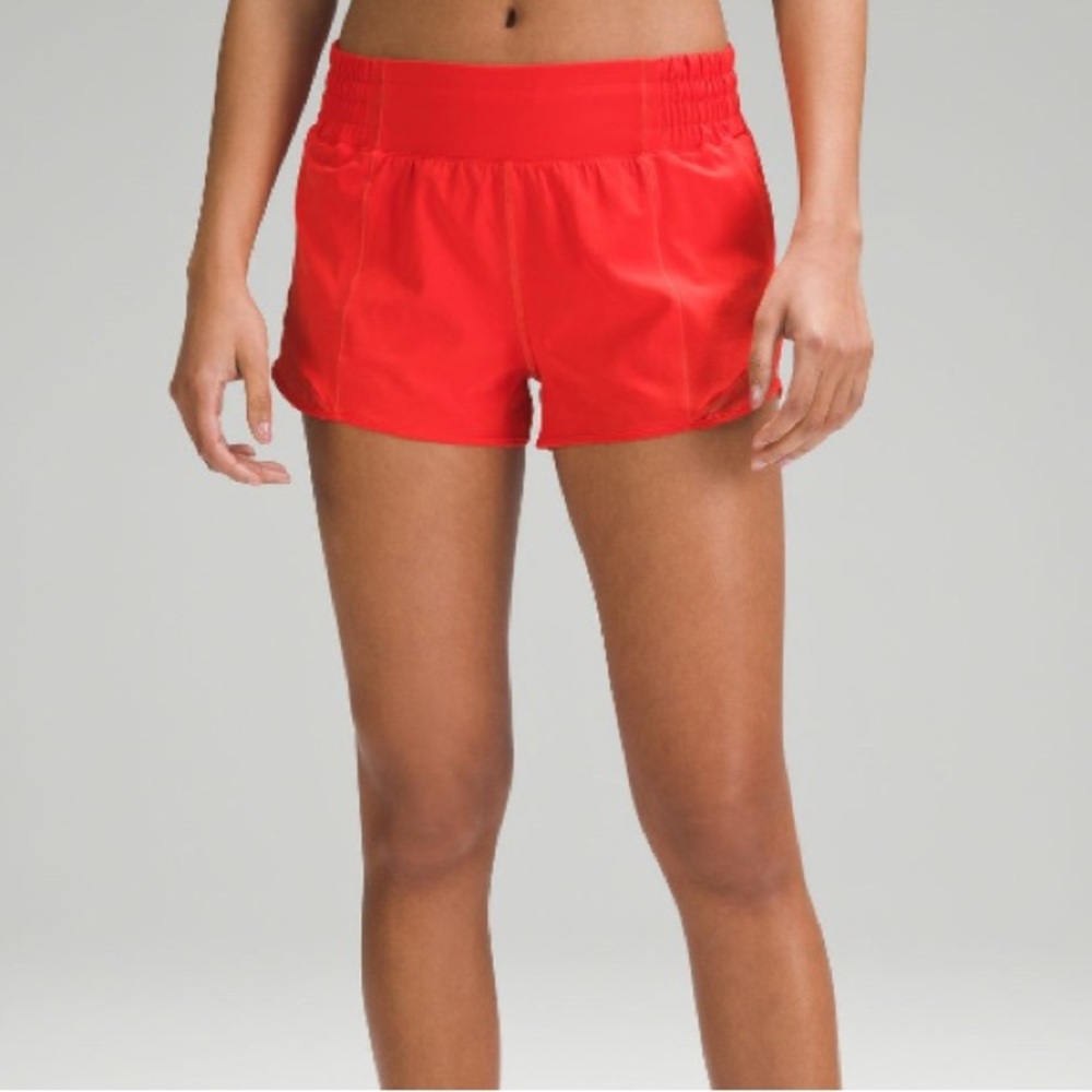 lululemon athletica Red Athletic Shorts